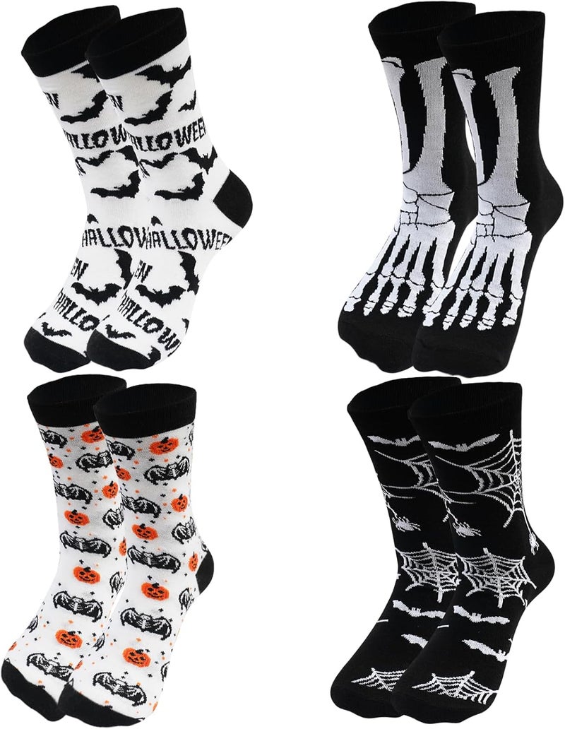 Anotion Halloween Socks - Novelty Printed Gifts for Women, Men, Teen Girls, Boys - Image 1